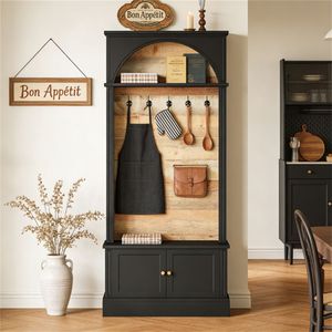 Appendiabiti da Ingresso con Ganci, Scarpiera e Portaoggetti - Product Image 4