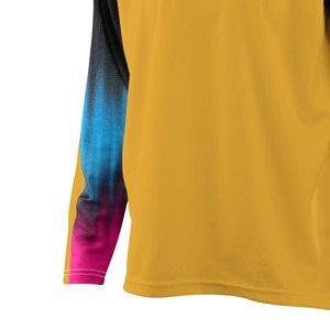 Maillot de course moto personnalisé, nouveau style, coupe-vent, imprimé, polyester/coton, respirant, séchage rapide, couleur et logo personnalisables - Product Image 2