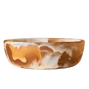 Elegante Tazón de Resina de Estilo Nórdico – Tazón Decorativo Minimalista para Almacenamiento y Exhibición en Interiores Modernos - Product Image 1