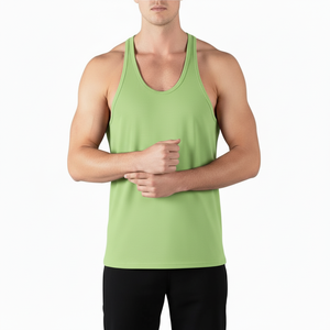 Sports Wear Boy Muscle <b>Singlet</b> Sleeveless Vest Gym <b>Mens</b> Tank Top Bodybuilding Fitness Running Custom Logo Tank Top - Product Image 5
