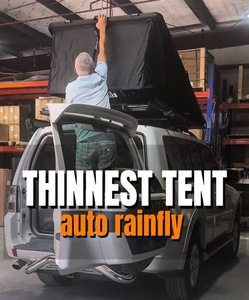 Carpa de techo ultradelgada TRAP OVERLAND de 9 cm, carpa de techo con carcasa de aluminio, muy vendida, OEM, para vehículos 4x4 todoterreno. - Product Image 6