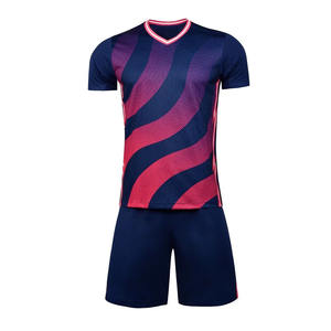 Tenue de football personnalisée avec nom d'équipe, 100 % polyester, haute qualité, vente en gros, vêtements de sport confortables, uniforme de football - Product Image 1