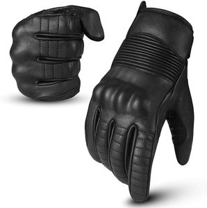 Custom Design Unisex Leather Summer <b>Cycling</b> Motocross <b>Gloves</b>-<b>Waterproof</b> Full Finger Adjustable Strap Heavy-Duty Protective - Product Image 1