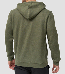 Men Winter Hoodie <b>Thick</b> <b>Fleece</b> Cotton Hooded Sweatshirt Warm Casual Streetwear Zipper-Up Oversized Breathable Lined OEM ODM - Product Image 6