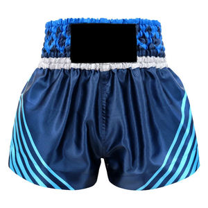 Shorts de combat Muay Thai brodés sur mesure, shorts de Muay Thai de haute qualité pour la compétition et l'entraînement - Product Image 4