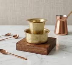Ensemble de Dabaras en Laiton Premium à Double Niveau, 2 Compartiments, Conception Démontable, Matériaux Sûrs et Portables pour Importateurs d'Articles de Cuisine (Adultes) - Product Image 2