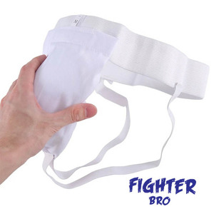 Protège-entrejambe de karaté avec coque en plastique, support élastique, équipement de protection professionnel pour l'entraînement, taille personnalisée - Product Image 1
