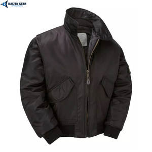 Premium Quality Canvas Light <b>Weight</b> Men's Bomber Jacket <b>Stand</b> Plain Dyed Front Professional Made Solid Color Full Zipper - Product Image 2