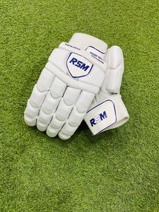 ถุงมือตีคริกเก็ต RSM รุ่นพิเศษ สีขาว น้ำหนักเบา ระบายอากาศได้ดี - Product Image 1