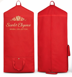 Sac à vêtements pliable en tissu de coton mousseline de qualité supérieure, avec logo personnalisé, grande taille, résistant à l'eau, pour robe de mariée, sac anti-poussière - Product Image 6