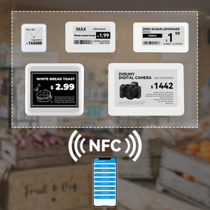 Điện Tử Kệ Nhãn Nfc Android App Cửa Hàng Hiển Thị Nhãn Esl Thẻ Nfc Điện Ios Epaper E-ink Nhãn - Product Image 2