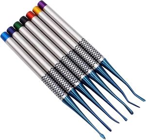 Ensemble d'élévateurs dentaires en titane de qualité médicale, outils chirurgicaux de précision en acier inoxydable, Power Grip Classe II - Product Image 1