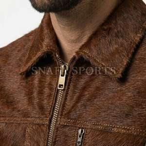 100% Breathable Cowhide <b>Leather</b> Motorbike <b>Jacket</b> For <b>Men</b> Made In Best Material Hair on <b>Leather</b> <b>Jackets</b> - Product Image 6