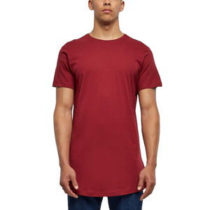 T-shirt à manches courtes pour homme, col rond, coupe classique, couleur unie, jersey décontracté en coton - Product Image 1