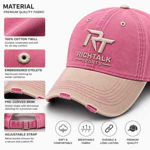 Gorra de Béisbol Más Vendida, 6 Paneles, Logotipo Bordado, Ajustable, Unisex, Denim Lavado, Estilo Casual - Product Image 6