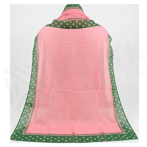 NORTH APPROACH Women's <b>Square</b> <b>Silk</b> <b>Scarf</b> Polka Dot Print Elegant Multi-Functional Fashion Accessory All Seasons - Product Image 2