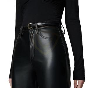 Pantalon en cuir pour femme, prix bas, couleur attrayante, longueur intégrale, vêtements d'extérieur - Product Image 5