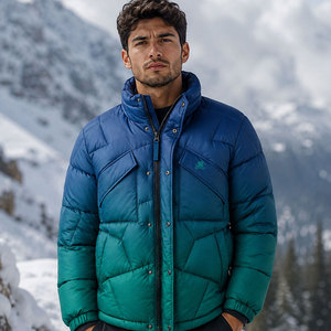 Factory Manufacturer New Arrival Winter <b>Men</b> Puffer <b>Jacket</b> Top Trending New Design Customized Wholesale <b>Long</b> Sleeves - Product Image 3