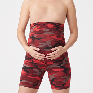 Shorts de maternité compressifs pour femmes, 100% polyester, shorts de maternité de haute qualité, shorts de cyclisme sans couture pour femmes - Product Image 1