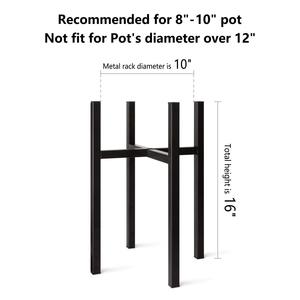 Metal Iron <b>Plant</b> <b>Stand</b> with Pot Tall White Indoor Outdoor Flower Planter Rack for Home Bedroom Office Garden Decor - Product Image 4