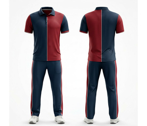 Quick Dry <b>Cricket</b> Uniform Set for Men & Youth Teams Sublimation Printed | Men Women Youth <b>Cricket</b> Wears Polo Shirt and Trouser - Product Image 1