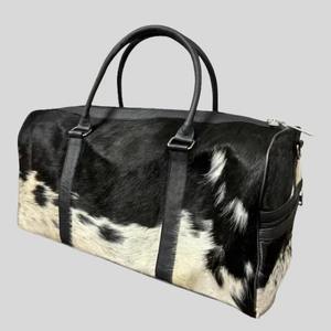 Sac de voyage en cuir pour le week-end, en cuir de vache véritable, logo personnalisé, grande capacité 50-70L, design confortable et durable pour hommes - Product Image 4