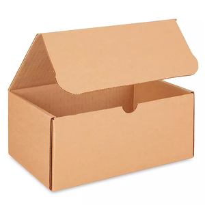 Caja de cartón corrugado marrón de 3 capas, 7 x 5 x 2 pulgadas, caja de embalaje para envíos de comercio electrónico, venta minorista y productos pequeños - Product Image 6