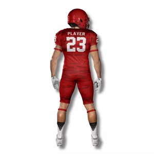 Maillots de football américain personnalisés avec nom et numéro, sublimation, pour équipes adultes, tenue complète pour le tackle, imprimé, 100% polyester, manches courtes - Product Image 3