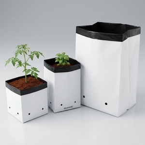 Agriculture Greenhouses Black and White Plastic Grow <b>Bag</b> 1 2 3 5 Gallon <b>Vegetable</b> Plant Greenhouse Reusable Hydroponic Grow <b>Bags</b> - Product Image 3