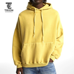 Sweat à capuche personnalisé effet délavé de qualité supérieure pour homme – Mode streetwear quotidienne – Pull tricoté pour homme - Product Image 1