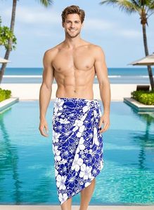 Pareo de Lino Informal Personalizado para Hombre, para Todas las Temporadas, Vacaciones, Ropa de Playa - Product Image 2