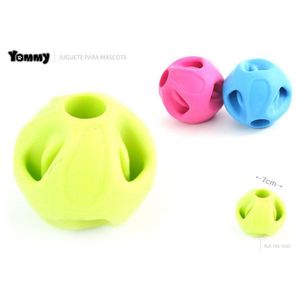 Juguete para perros Yommy Hollow Ball de 7 cm para juego interactivo - Product Image 3
