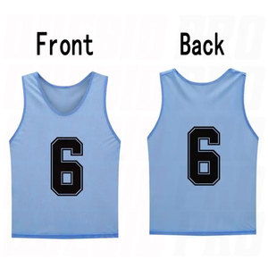 <b>Soccer</b> Pinnies Custom Team Name Unisex Adult Quick Drying Sports Vest Training Bib Breathable Lightweight Mesh Practice Jersey - Product Image 2