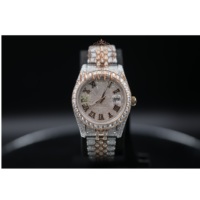 Montre de luxe de qualité supérieure, élégante, en acier inoxydable, analogique, à mouvement mécanique automatique, pour hommes et femmes, occasions spéciales
