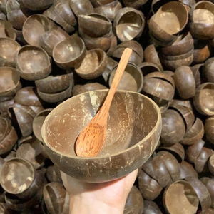 ชามเปลือกมะพร้าวธรรมชาติเพ้นท์ลายด้วยมือ สีสันสดใส เป็นมิตรกับสิ่งแวดล้อม ใช้ได้ยาวนาน เหมาะสำหรับครัว ร้านอาหาร ขายส่งจากเวียดนาม - Product Image 5