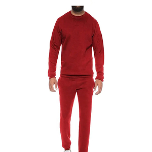 Conjunto Deportivo de Invierno para Hombre, 2 Piezas, Sudadera con Capucha y Pantalones Jogger, Forro Polar Ligero, Logotipo Personalizado, OEM, Venta al Por Mayor Directa de Fábrica - Product Image 2