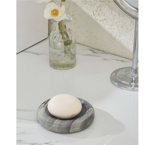 Porte-savon en marbre de haute qualité, couleur blanc et gris, plateau à savon en marbre moderne, porte-savon rectangulaire, design minimaliste - Product Image 6