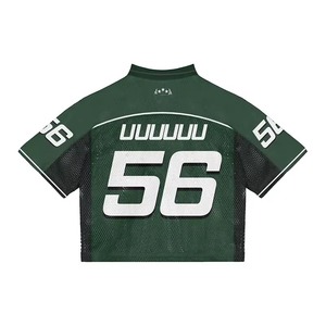 Ensemble de maillot de football américain pour hommes, noir, or, blanc, léger, respirant, tenue d'entraînement - Product Image 3