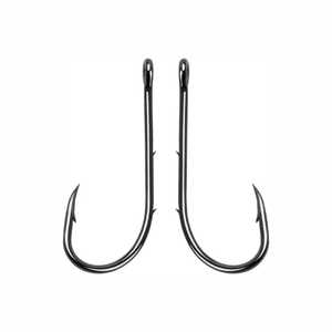 Hameçons circulaires en acier inoxydable pour fabricants OEM, hameçons triples torsadés pour le bar et le lac, hameçons à verrouillage pour leurres souples, hameçons de pêche personnalisés - Product Image 1