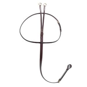 Martingala de cuero para correr para caballo y entrenamiento ecuestre cómodo con logotipo en relieve - Product Image 3