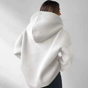 Fashion Custom Thick Fleece <b>V</b> <b>Neck</b> Pullover Hoodies for <b>Women</b> Girls Oversized <b>Women's</b> Hoodies <b>Sweatshirts</b> - Product Image 2