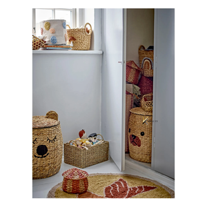 Paniers de rangement en jacinthe d'eau colorés en forme d'animaux pour la chambre des enfants, vente en gros - Product Image 5