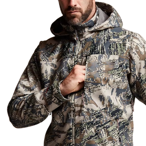 Chaqueta de Caza para Hombre, de Lona y Softshell, 100% Acrílico, Transpirable, Antibacteriana, Manga Larga, Capucha Plegable, Resistente al Viento - Product Image 2