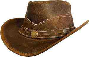 Sombrero de Vaquero de Cuero de Cocodrilo, para Viajes al Aire Libre, Pesca, Aventuras, de Primera Calidad - Product Image 5