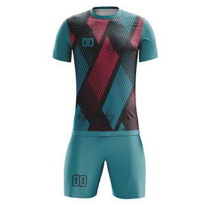 Tenue de football personnalisée en gros, uniforme de football vierge à sublimation, vêtements de football à séchage rapide, kit d'équipe entièrement personnalisé - Product Image 4