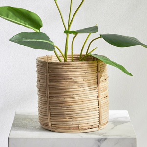 Decor planter <b>for</b> home <b>plant</b> woven rattan <b>plant</b> pot <b>basket</b> flower greenery pots Vietnam supplier - Product Image 2