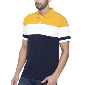 Polo slim fit moderne en tissu extensible, style avant-gardiste, tissu doux, manches courtes. - Product Image 2