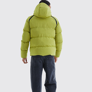 Custom Made Design Hot Selling Soft <b>Warm</b> Thick Puffer Bomber <b>Jacket</b> New <b>Men</b> Trending Winter High Street Fashion Coat - Product Image 2