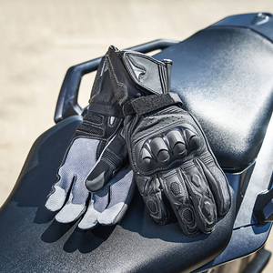 Gants de moto, gants de protection pour motards, gants de motocross unisexes en cuir imprimé, imperméables, respirants, pour sports de plein air, gants de sécurité - Product Image 4