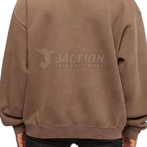 เสื้อสเวตเชิ้ตผู้ชายแบบใหม่ขายดี ดีไซน์ยีนส์ฟอกสี  ขั้นต่ำในการสั่งซื้อน้อย ขายส่งเสื้อสเวตเชิ้ตผู้ชายแบบยีนส์ฟอกสี - Product Image 6